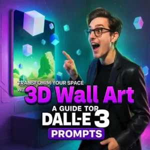 Transform Your Space with 3D Wall Art: A Guide to DALL-E 3 Prompts