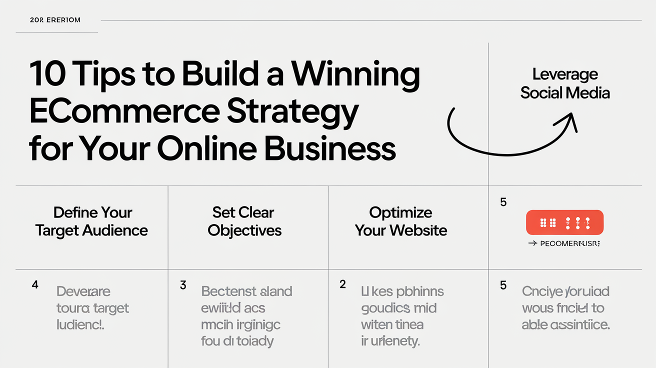 10 Tips to Build a Winning Ecommerce Strategy for Your Online Business