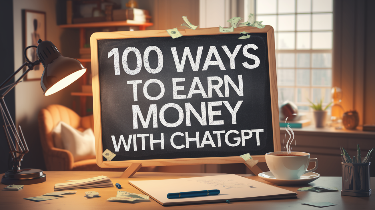 100 WAYS TO EARN MONEY WITH CHATGPT