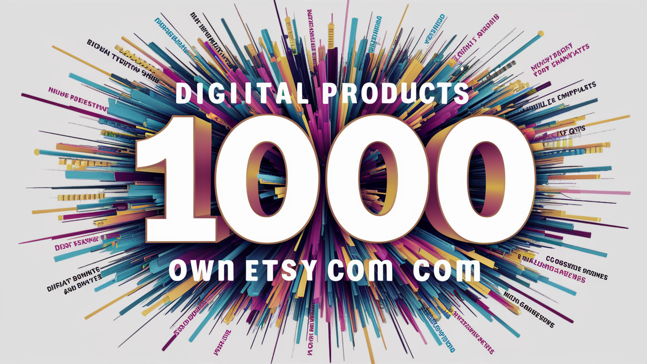 1000 digital products to start selling on etsy.com