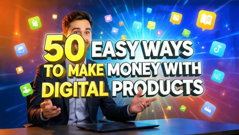 50 Easy Ways to Make Money with Digital Products