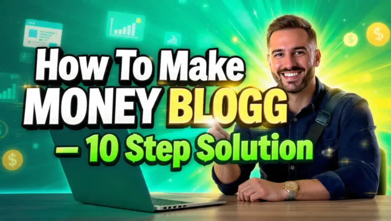 How To Make Money Blogging – 10 Step Solution