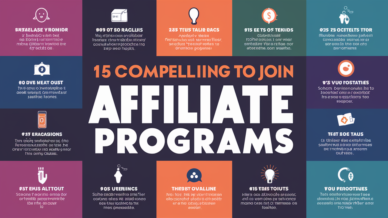 15 Reasons To Join Affilite Programs