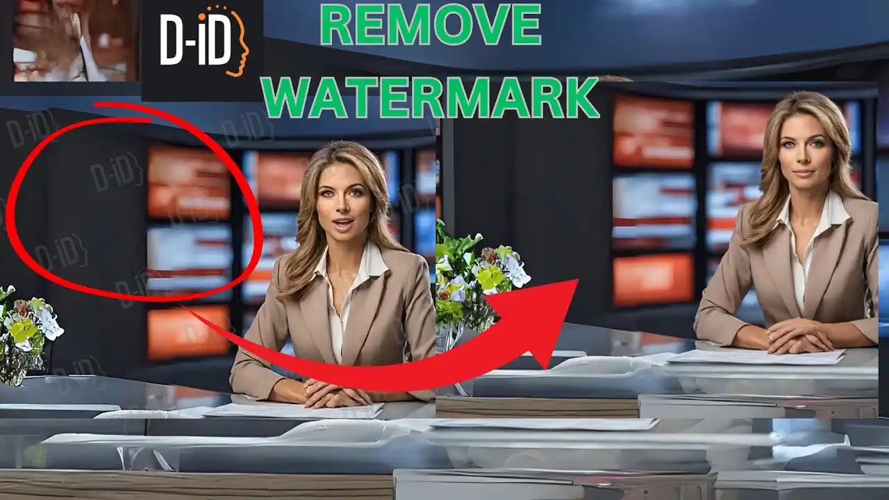 Easy Tutorial: Remove D-ID Watermark in 2 Minutes