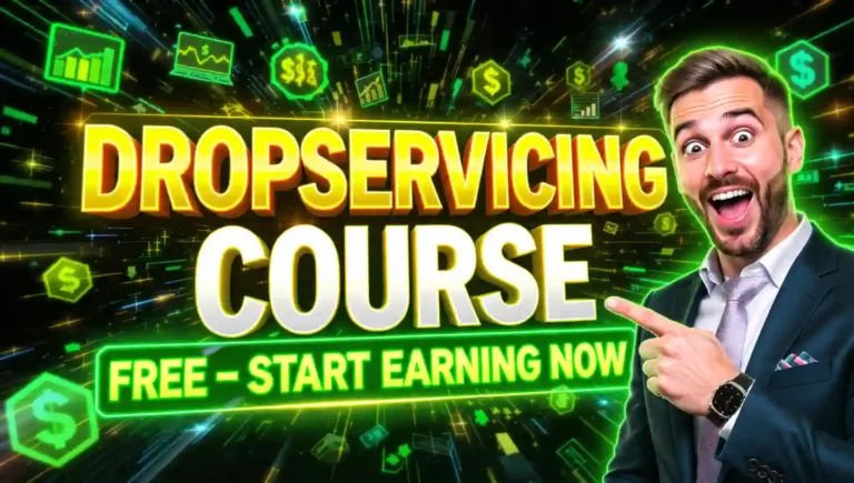 FULL DROPSERVICING COURSE FREE – start earning now || drop servicing full course for free