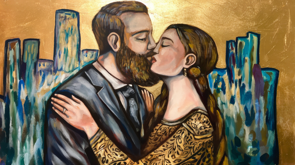The Kiss by Gustav Klimt