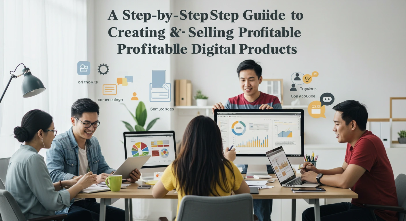 From Idea to Income A Step-by-Step Guide to Creating Selling Profitable Digital Products