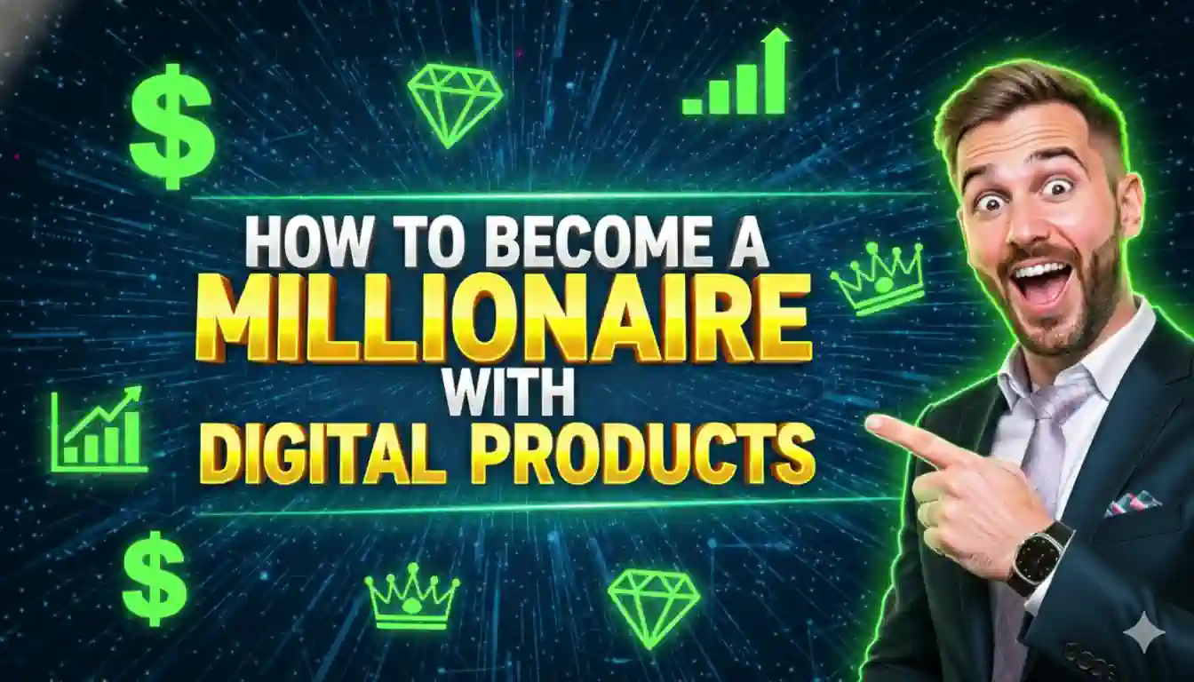 How To Become A Millionaire with digital product