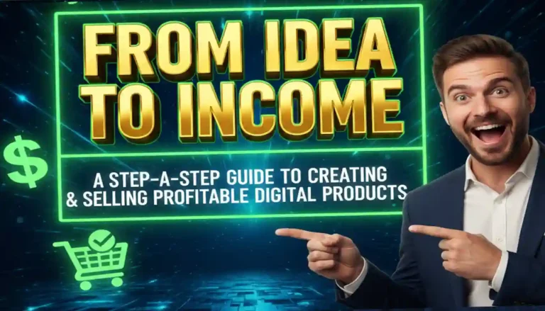 From Idea to Income: A Step-by-Step Guide to Creating & Selling Profitable Digital Products