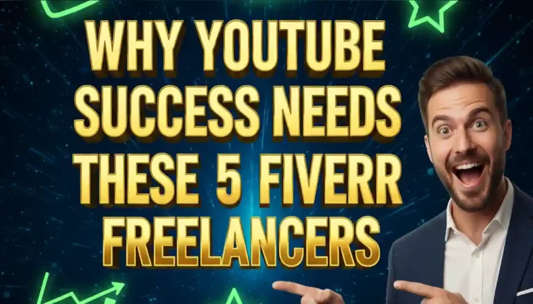 Why YouTube Success Needs These 5 Fiverr Freelancers
