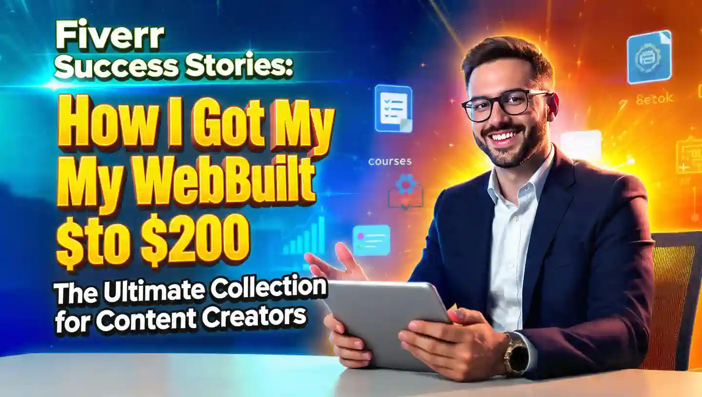 Fiverr Success Stories: How I Got My Website Built for $200