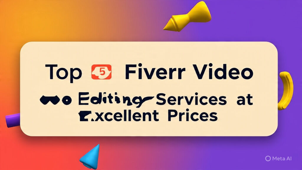 Top 5 Fiverr Video Editing Services at Excellent Prices