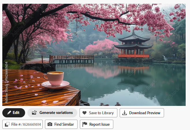 japanese garden in the morning Cup of Coffee Resting on a Rustic Wooden Table in a Winter Setting 