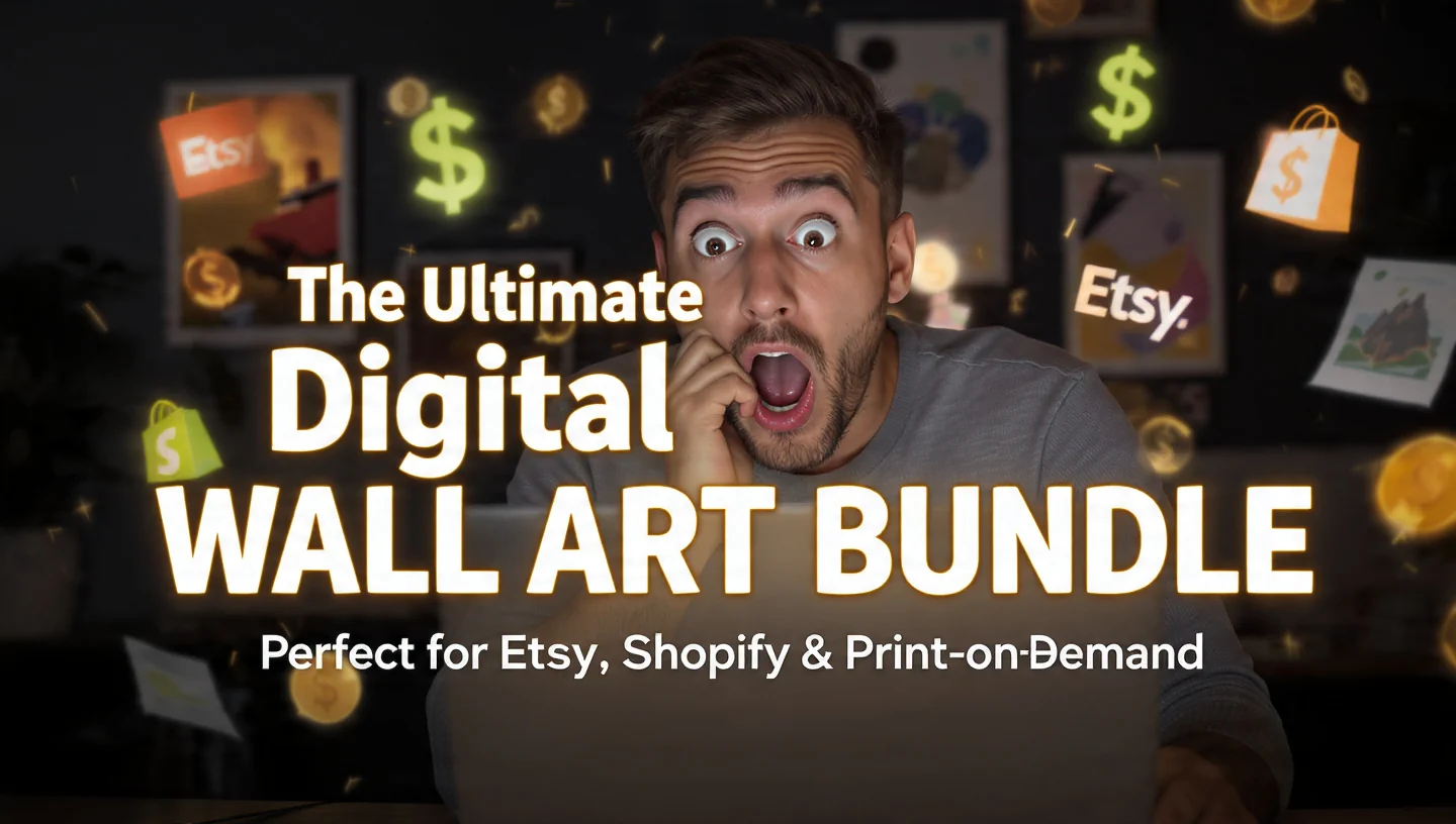 The Ultimate Digital Wall Art Bundle – Perfect for Etsy, Shopify & Print-on-Demand