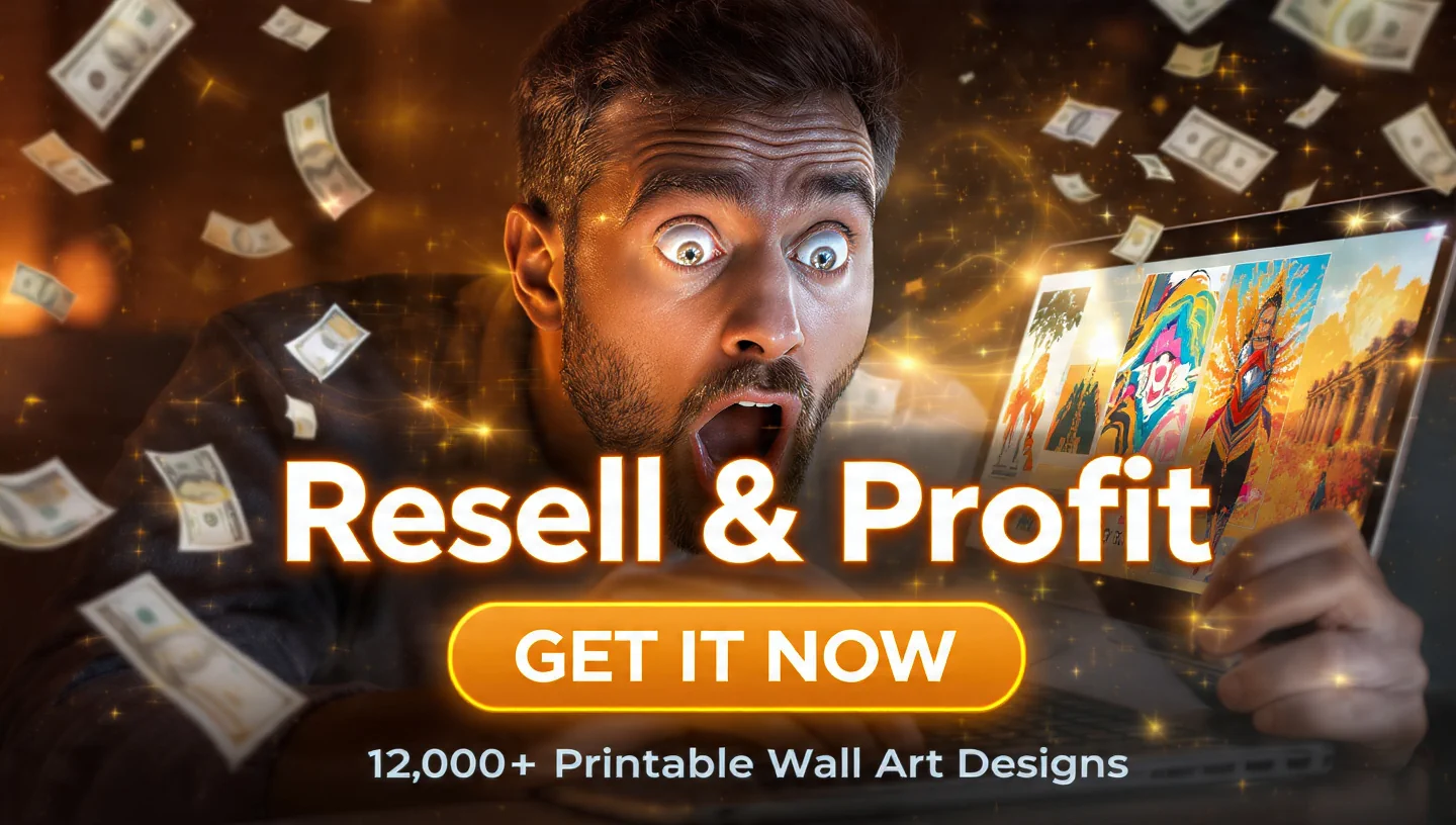 Resell & Profit: Get 12,000+ High-Quality Printable Wall Art Designs