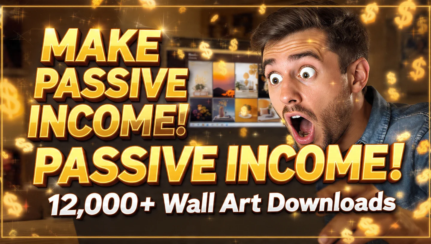 Make Passive Income with These 12,000+ Print-Ready Wall Art Downloads