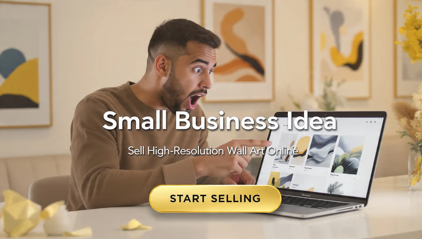 small business idea sell these high resolusution wall art