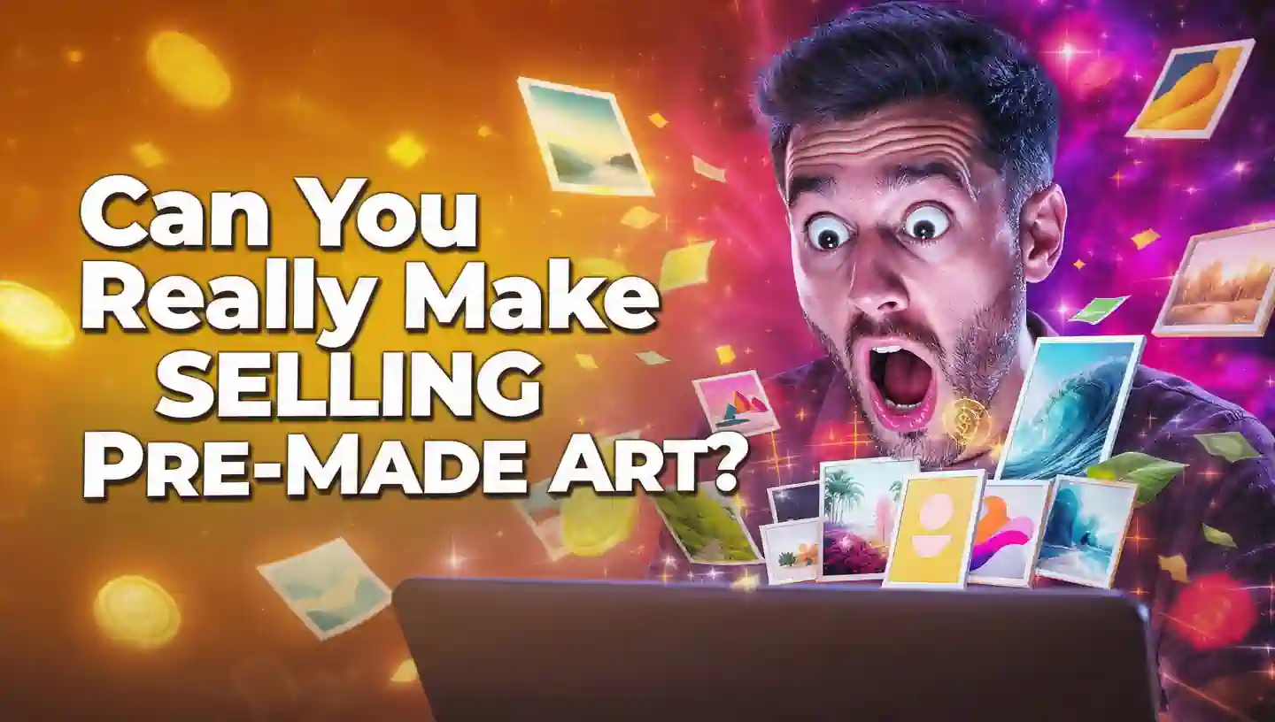Can You Really Make Money Selling Pre-Made Art (The Answer Might Surprise You)