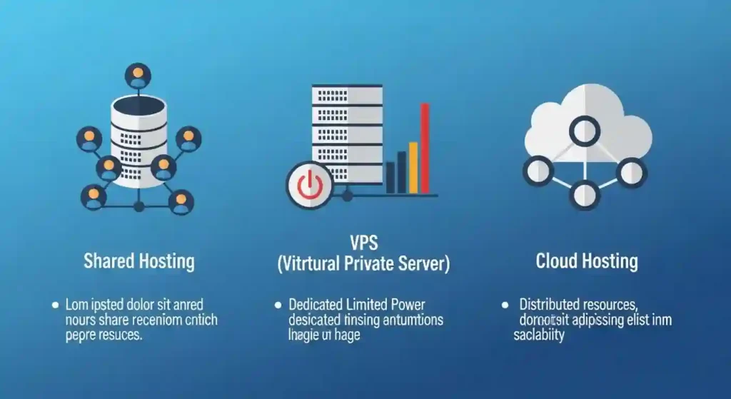 Types of Hosting Explained (Shared vs VPS vs Cloud)