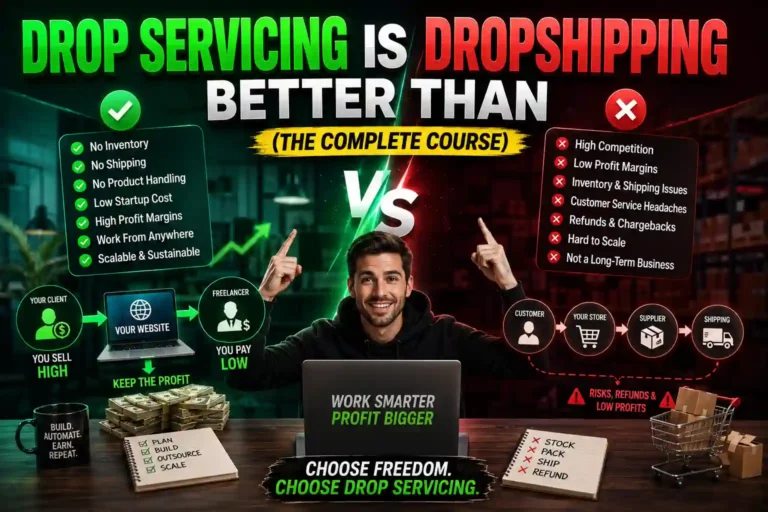 How to start drop servicing with $0 using Fiverr step by step
