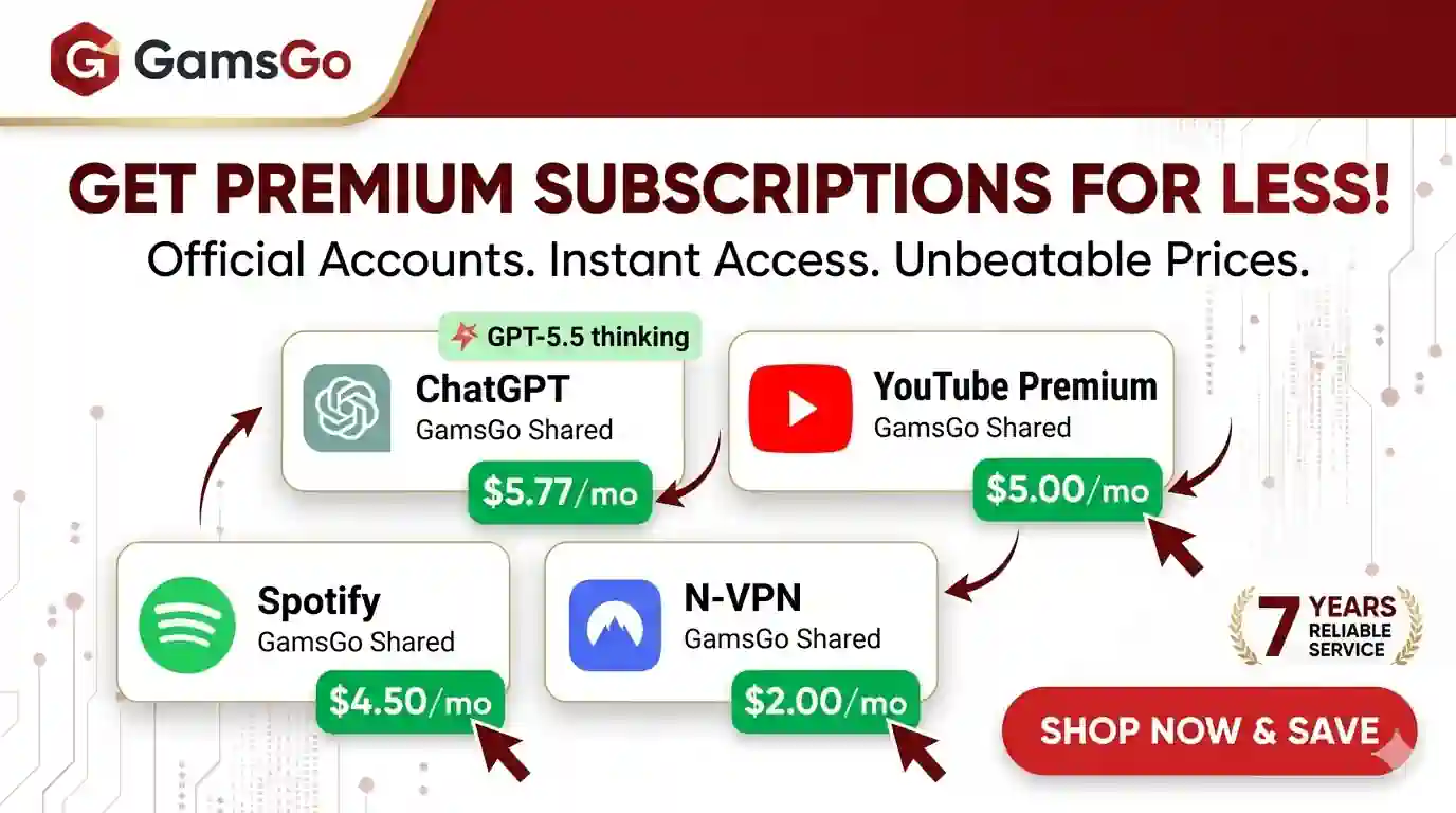GamsGo Review: The Best Way to Get Premium Streaming Subscriptions at Shared Prices