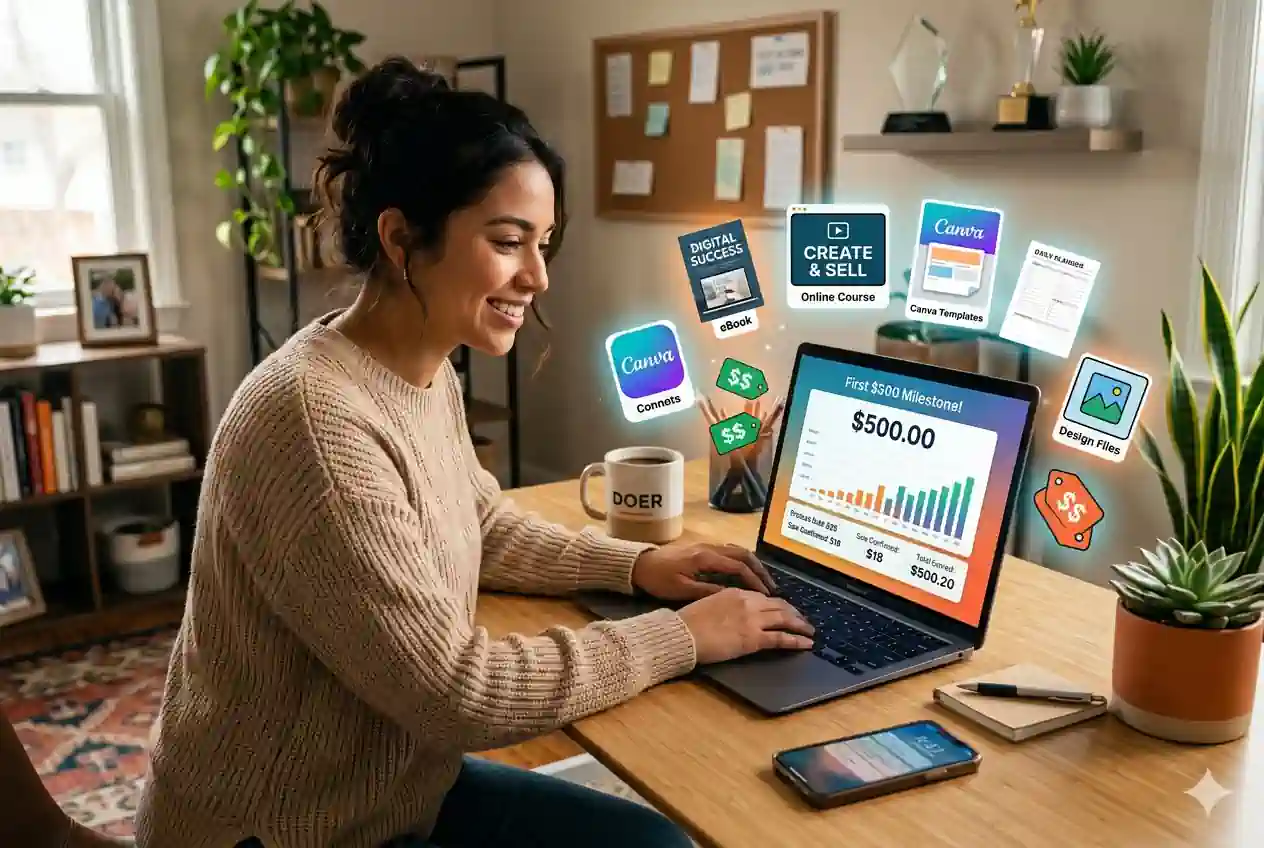 How I made my first $500 selling digital products online