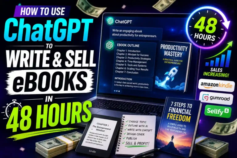 How to use ChatGPT to write and sell ebooks in 48 hours