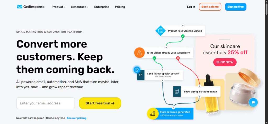 GetResponse automation