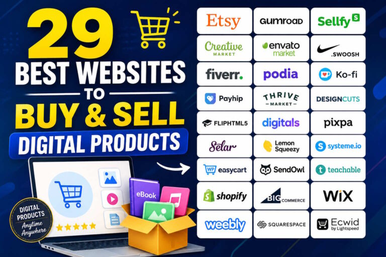 29 Best Websites to Buy & Sell Digital Products