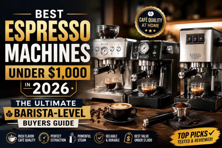 Best espresso machines under $1,000