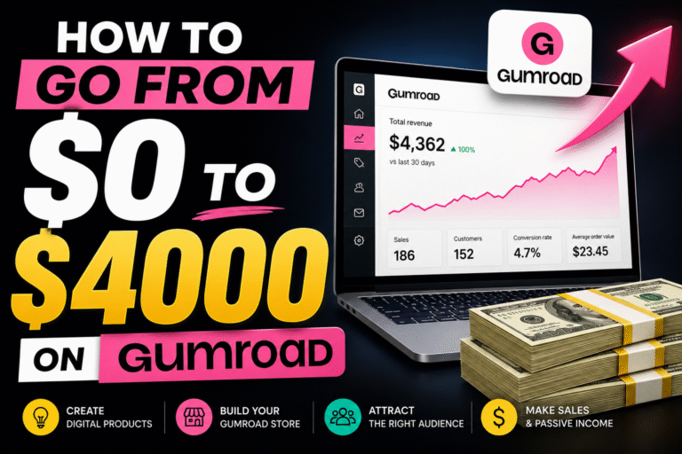 How to Go from $0 to $4000 on Gumroad